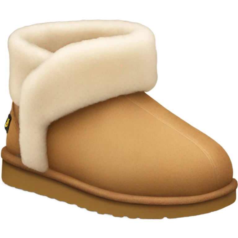 light brown ugg slippers emoji