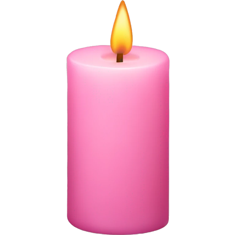 Light pink candle emoji