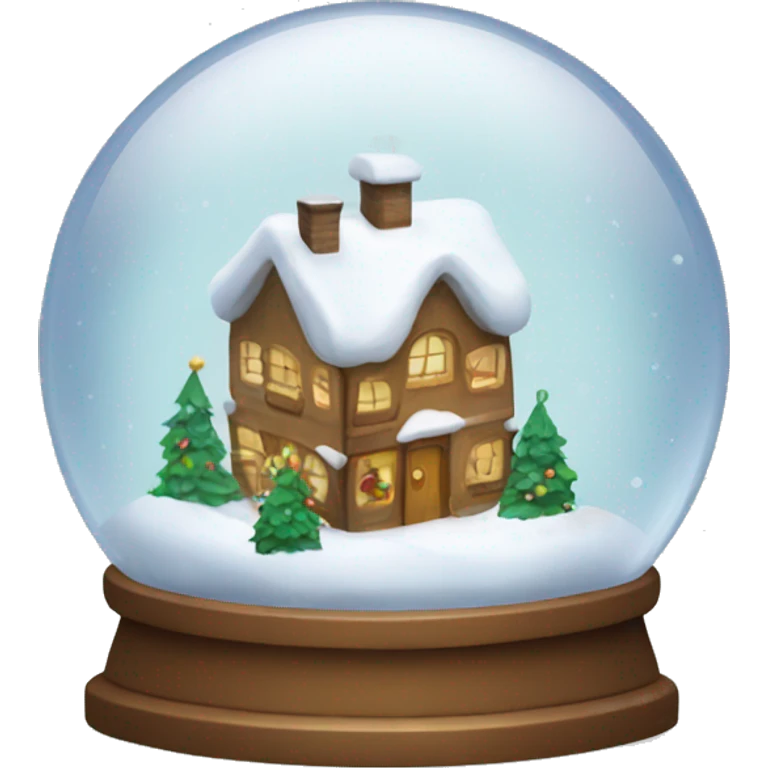 Christmas snowglobe emoji