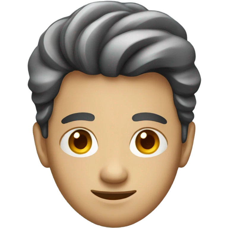 confident male portrait style emoji