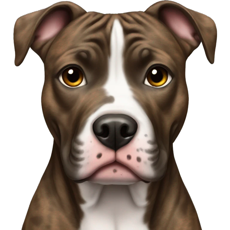 Brindle pitbull emoji