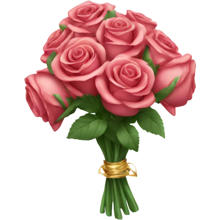 sparkly bouquet of roses  emoji