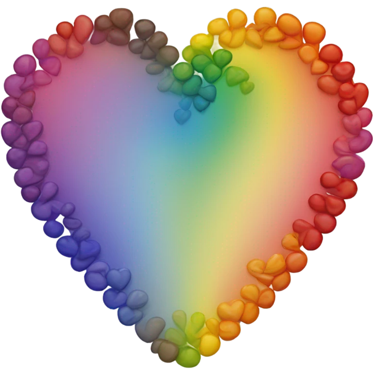 Rainbow heart emoji