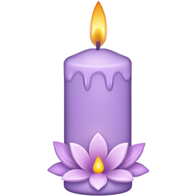  Light purple bath and body works  floral  candle emoji