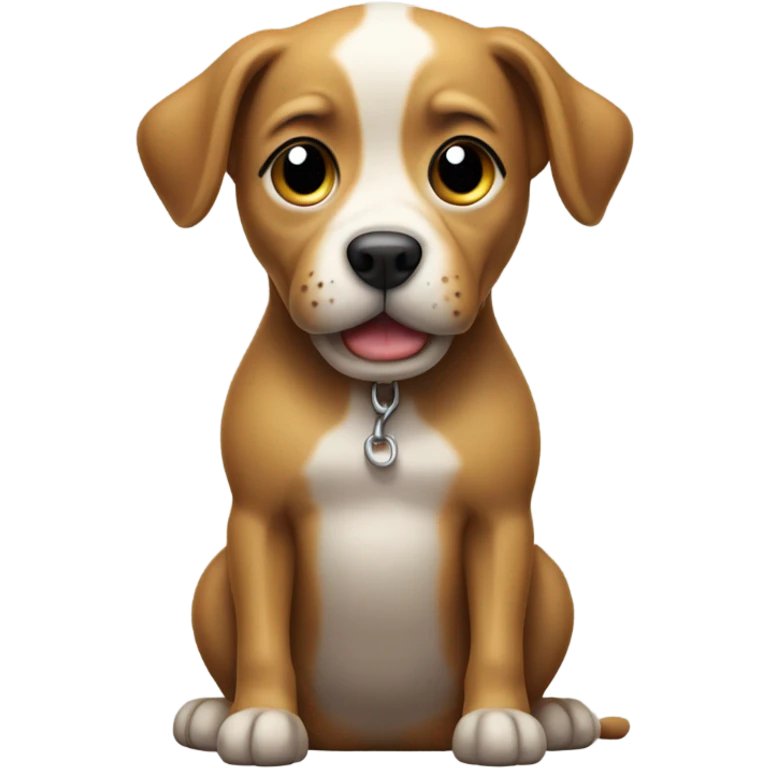Dog pooping emoji