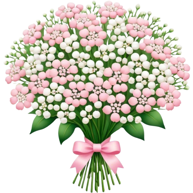 Baby breath bouquet  emoji