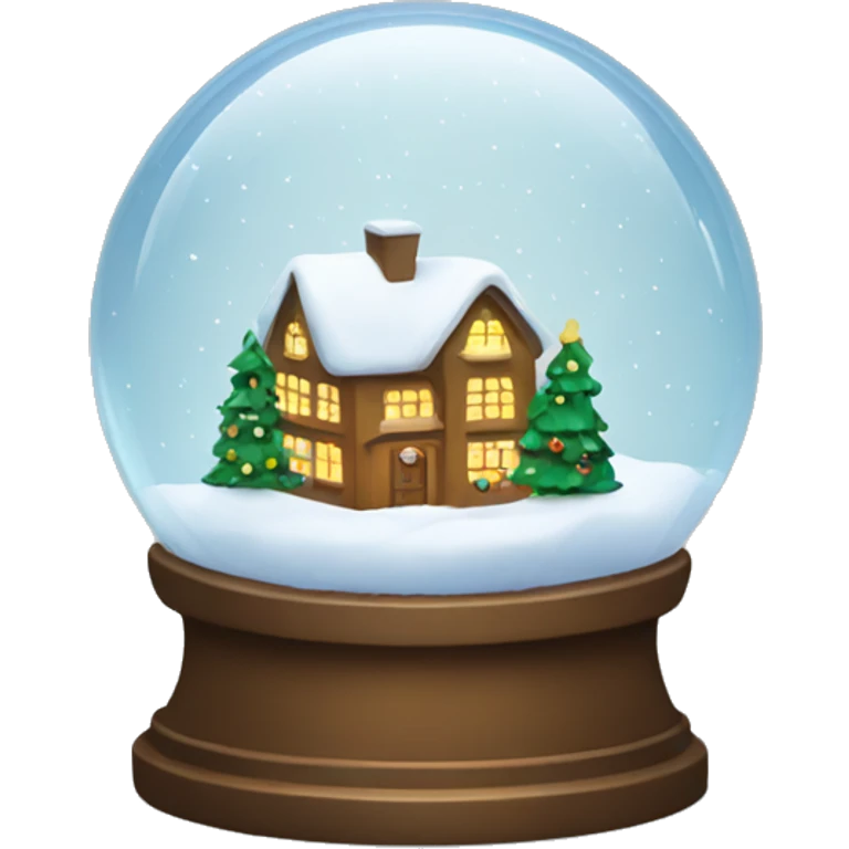 Christmas snowglobe  emoji