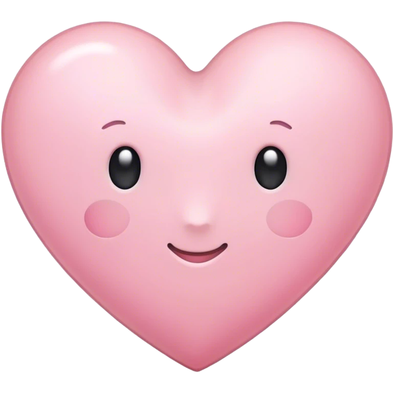 Light pink heart  emoji