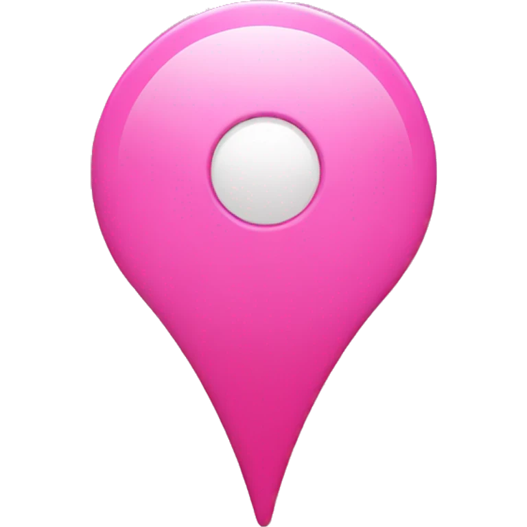 Pink location pin emoji
