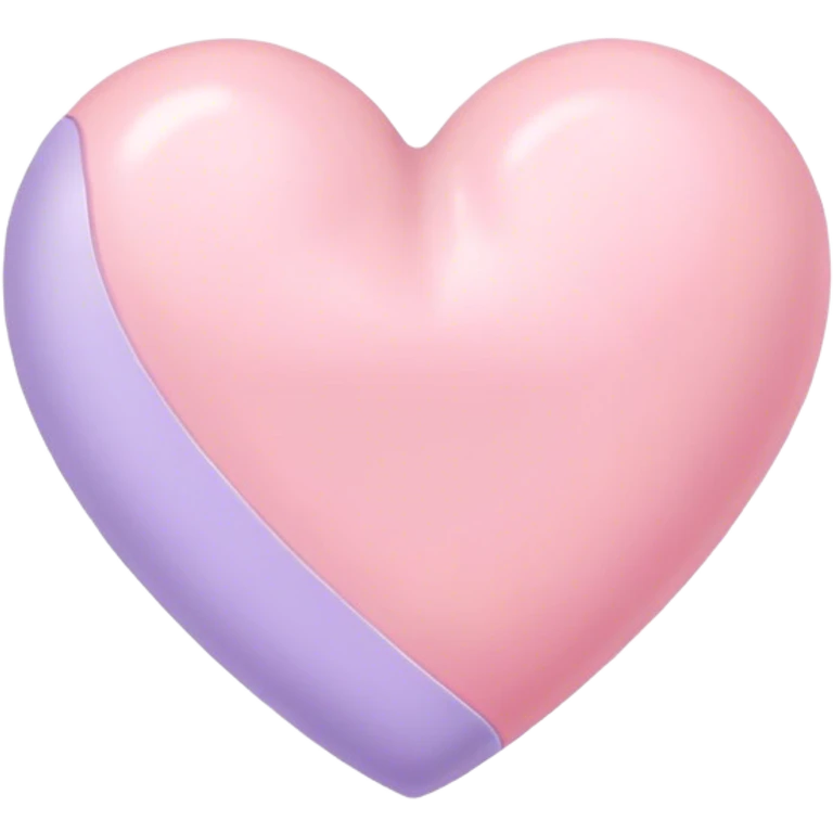Pastel heart emoji