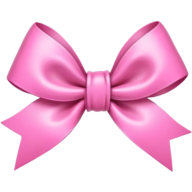 Pink bow emoji