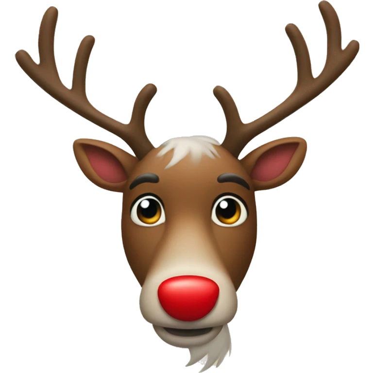 Red Nosed Reindeer emoji