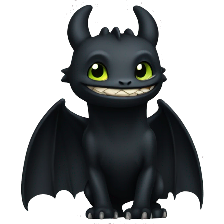 Toothless emoji