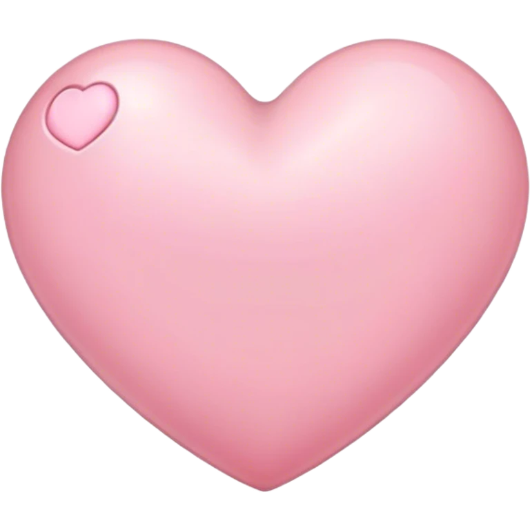 light pink heart emoji