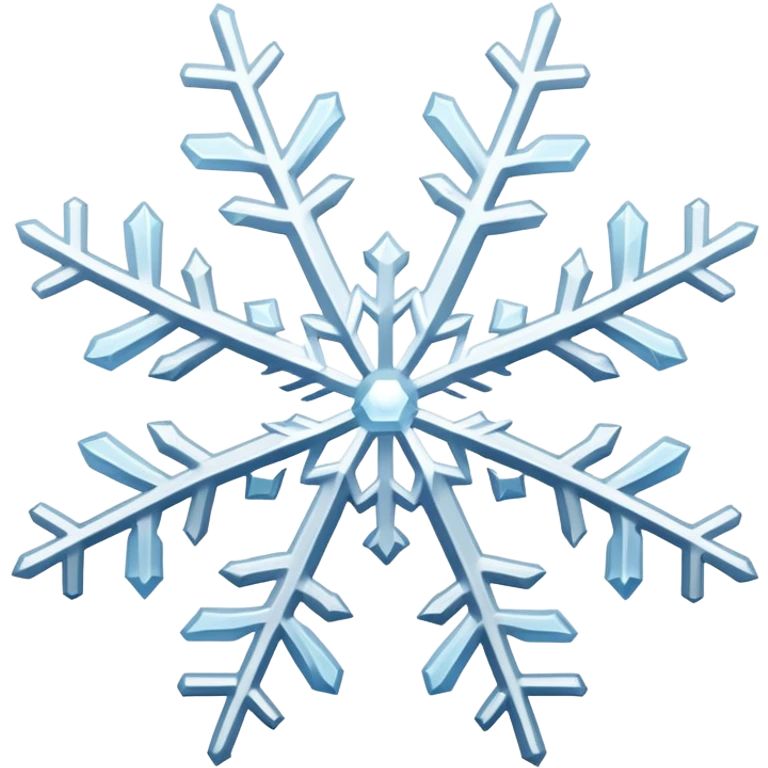 white snowflake emoji