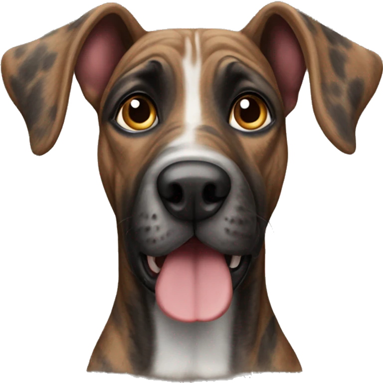 Brindle hound  emoji