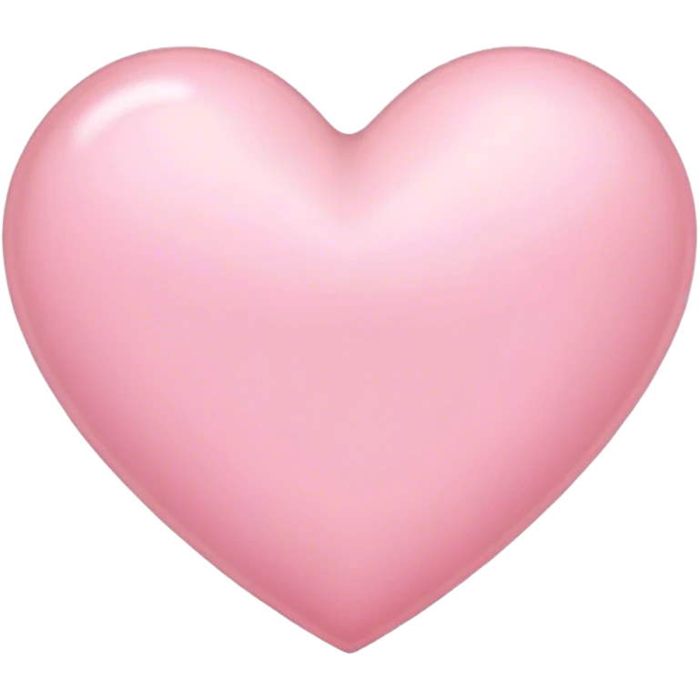 Light pink heart emoji
