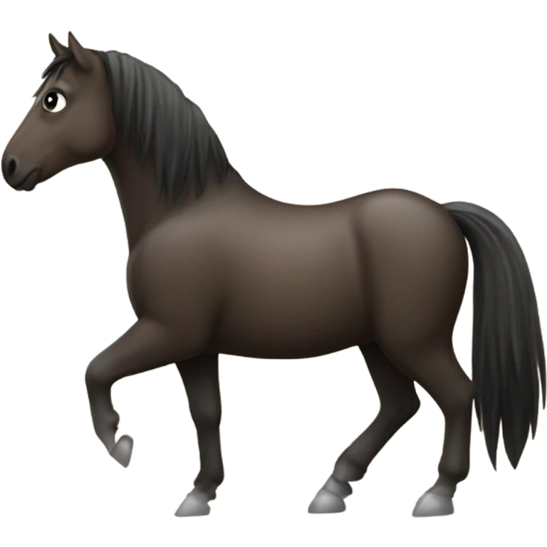 Pferd auf einem sonnenstuhl  emoji