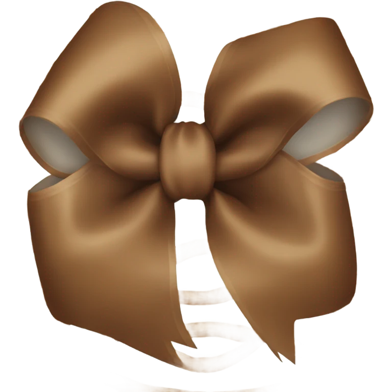 brown bow emoji
