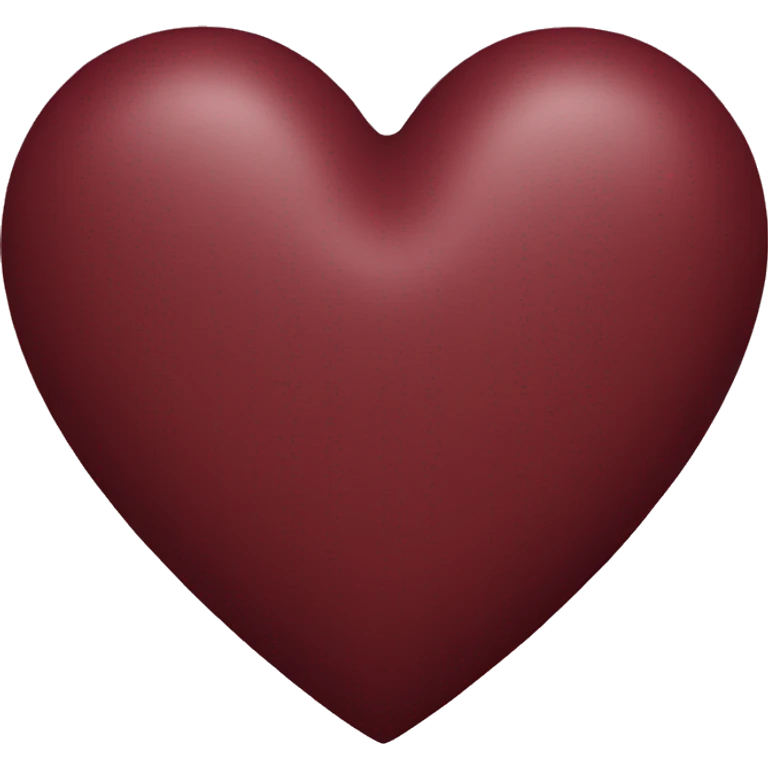 maroon heart emoji
