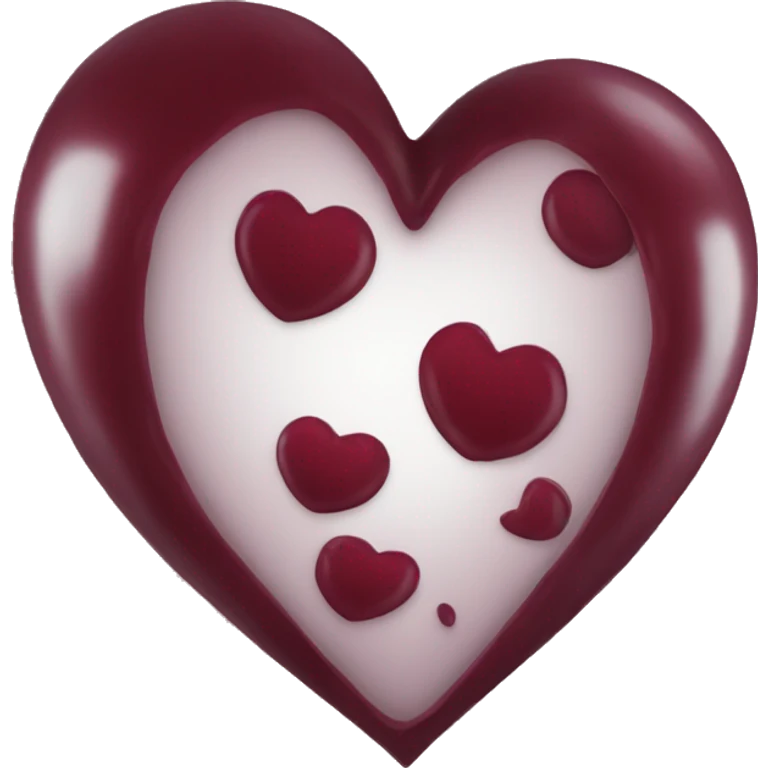 Maroon heart emoji