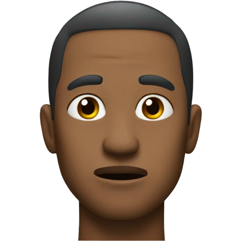man biting his lower lip  emoji