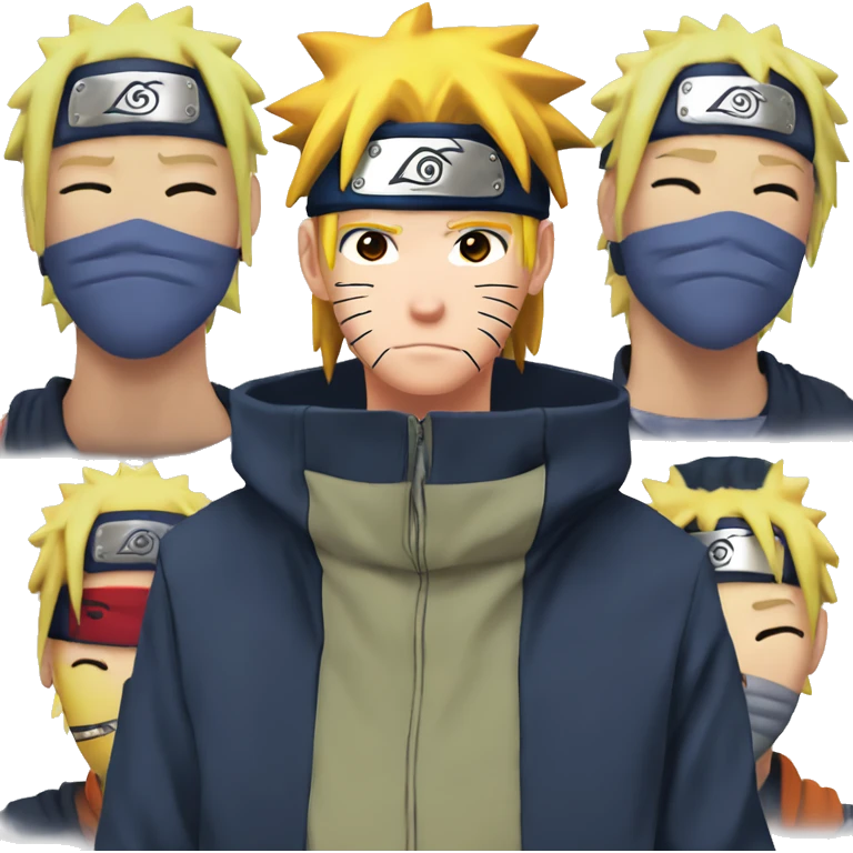 Naruto from Naruto kising sasuke emoji