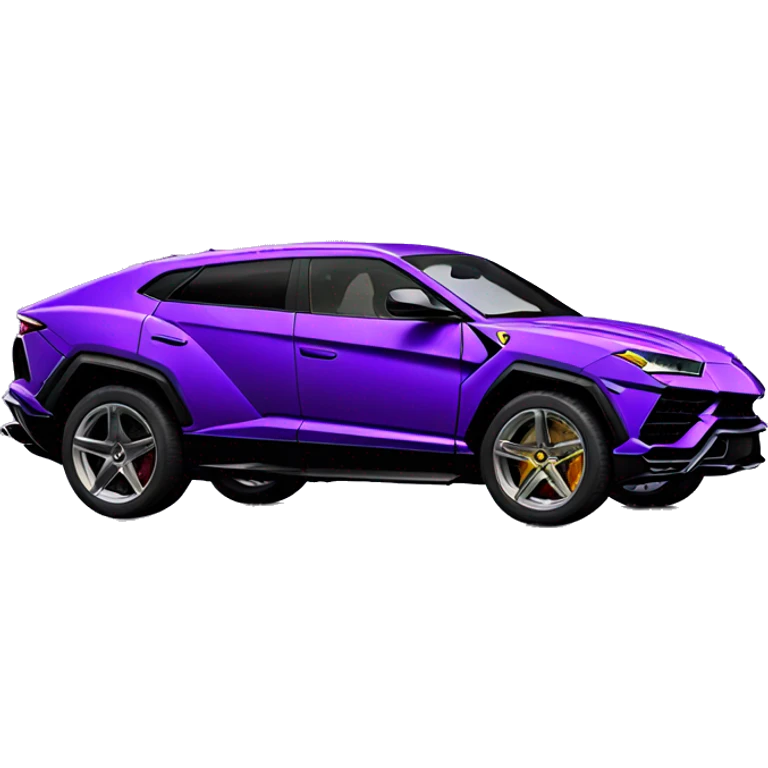 Lamborghini urus purple colour emoji