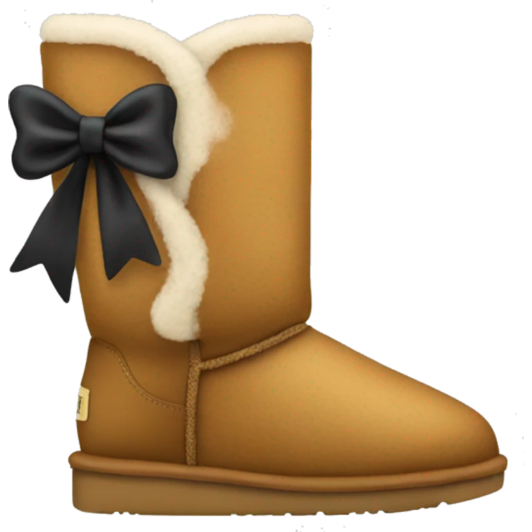 uggs with bow emoji