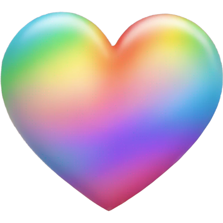 Rainbow heart emoji