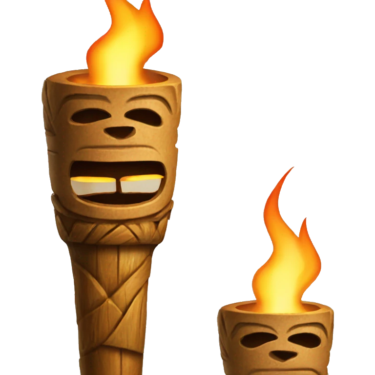 tiki torch emoji