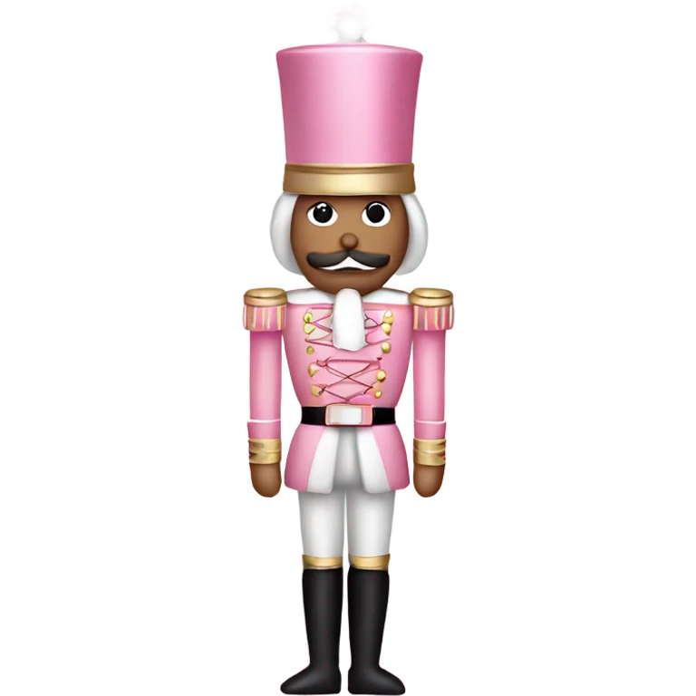 Light pink nutcracker emoji
