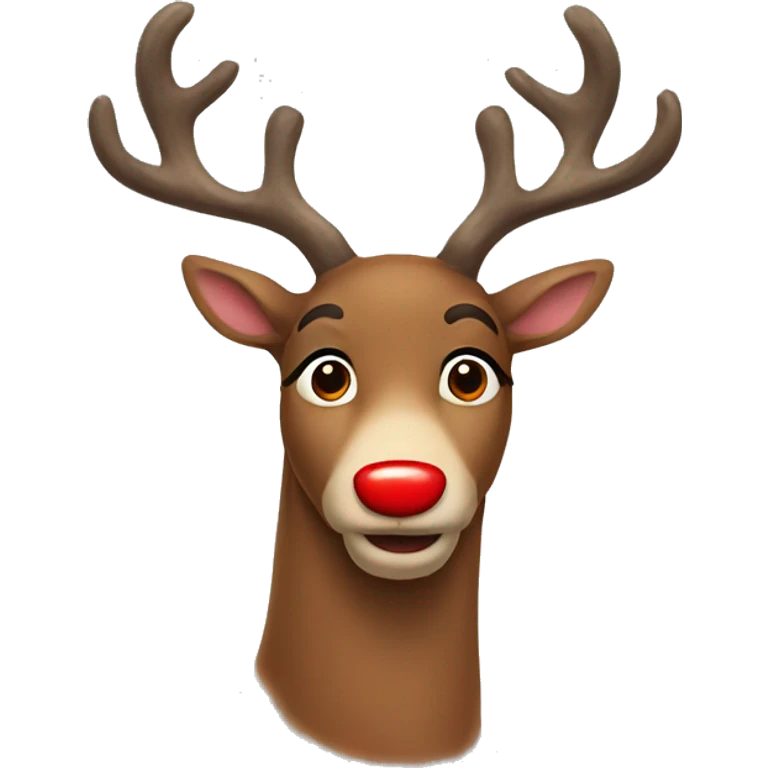 Red Nosed Reindeer emoji