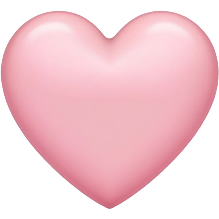light pink heart  emoji