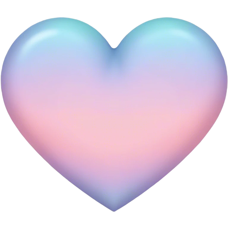 Pastel heart emoji
