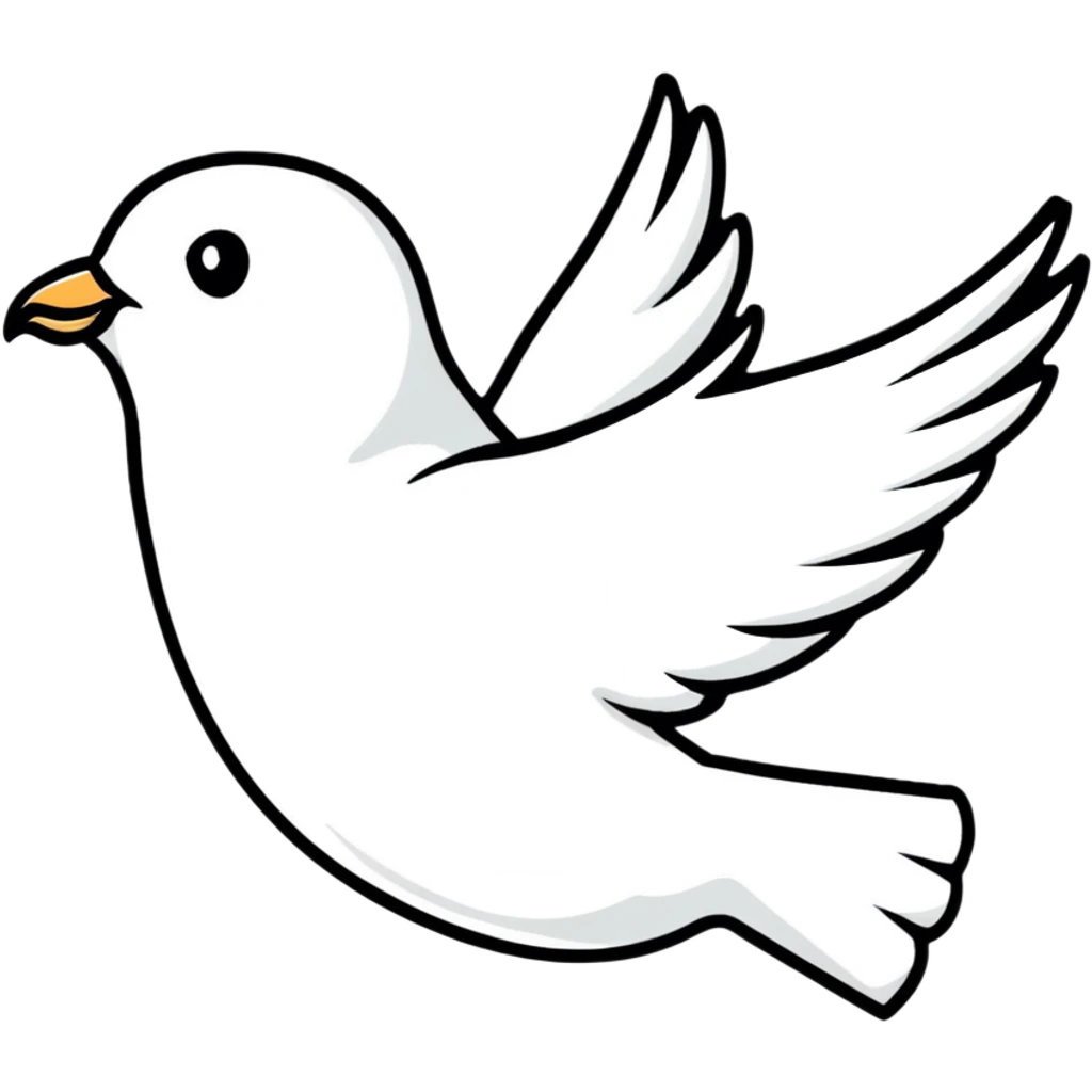 white dove emoji