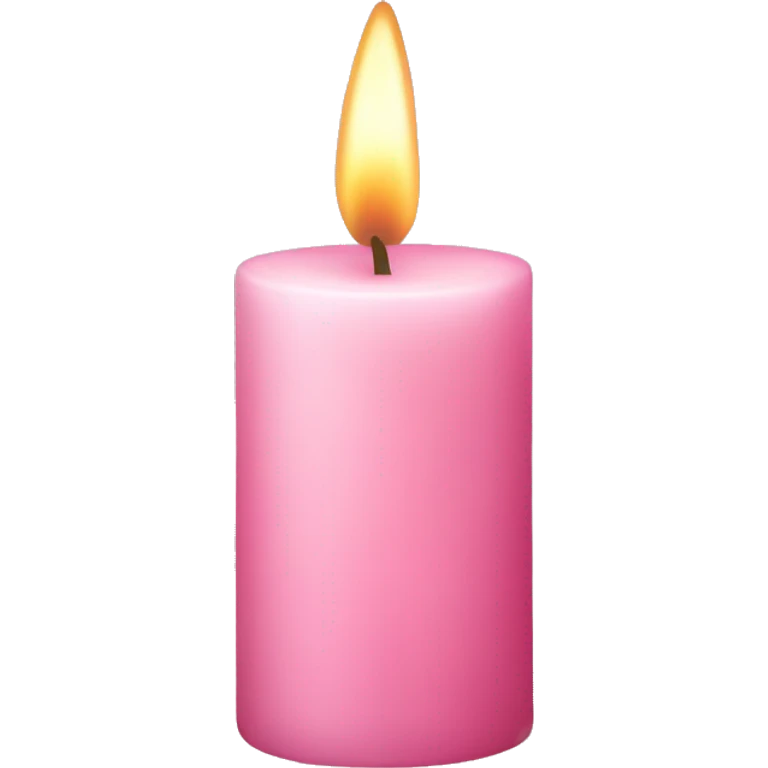 light pink candle emoji
