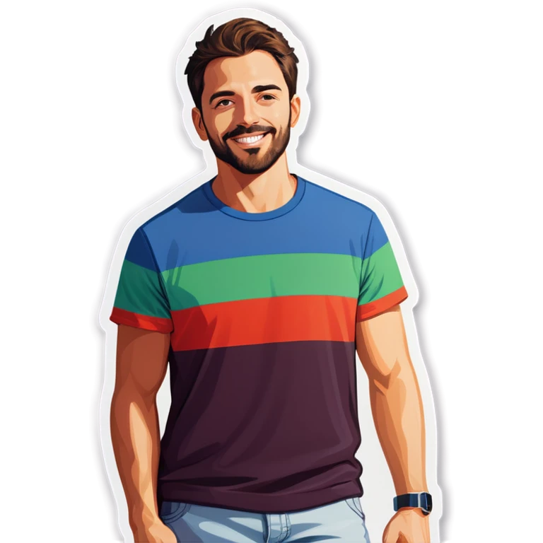 casual male portrait outdoors emoji