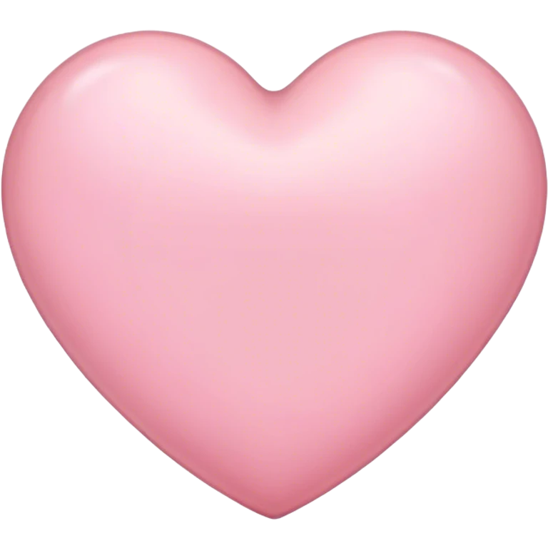 Light pink heart emoji