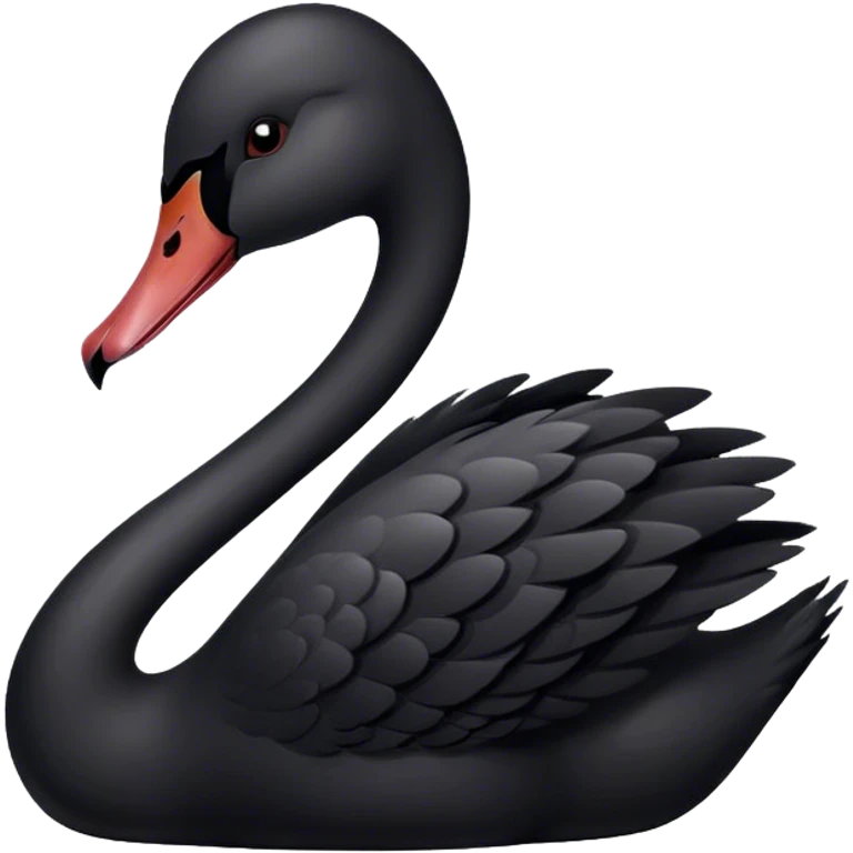 Black swan emoji