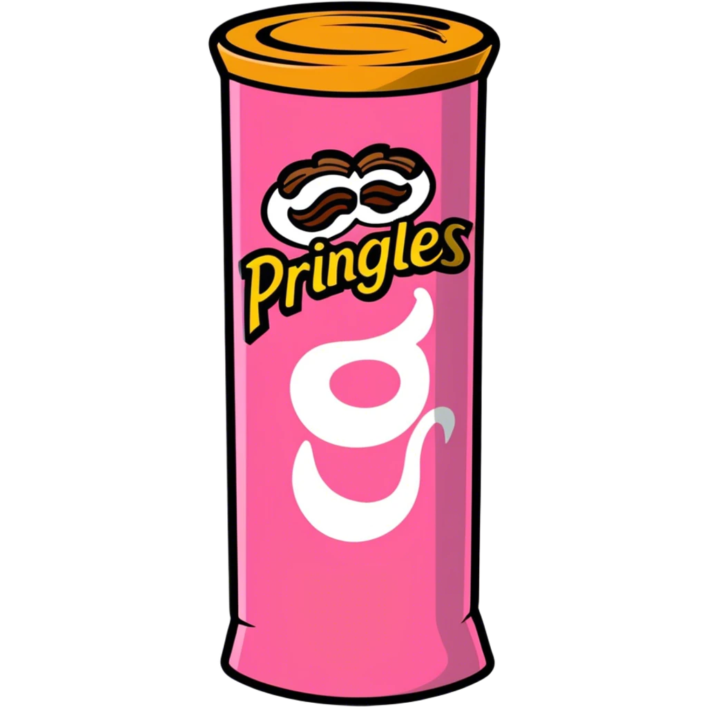 Pringels colour pink emoji