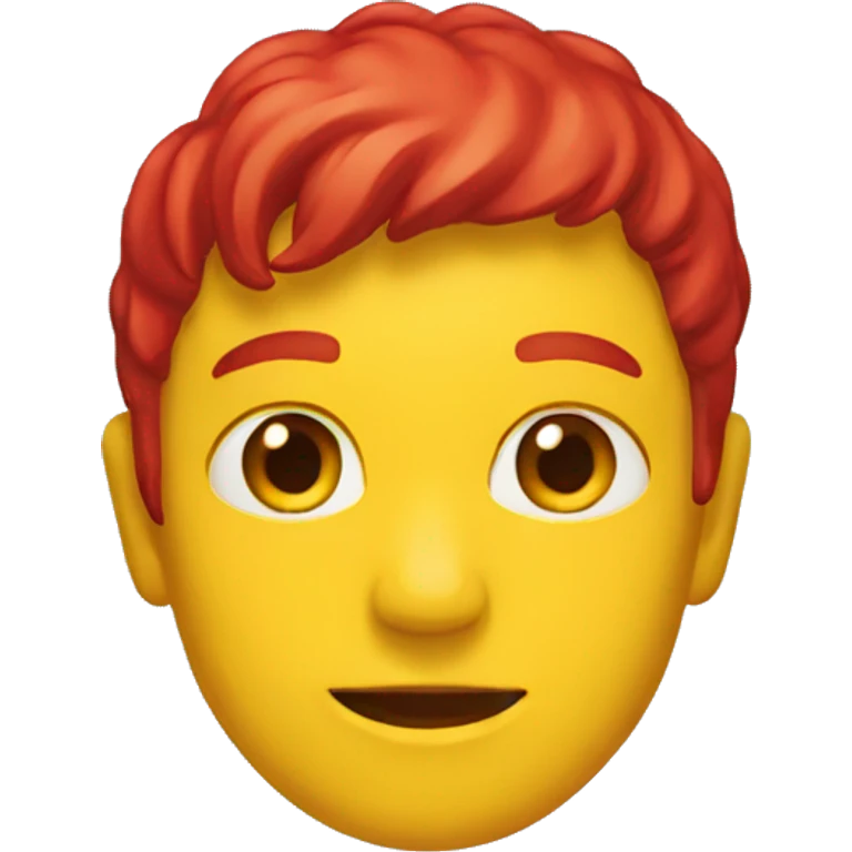 Red and yellow colour  emoji