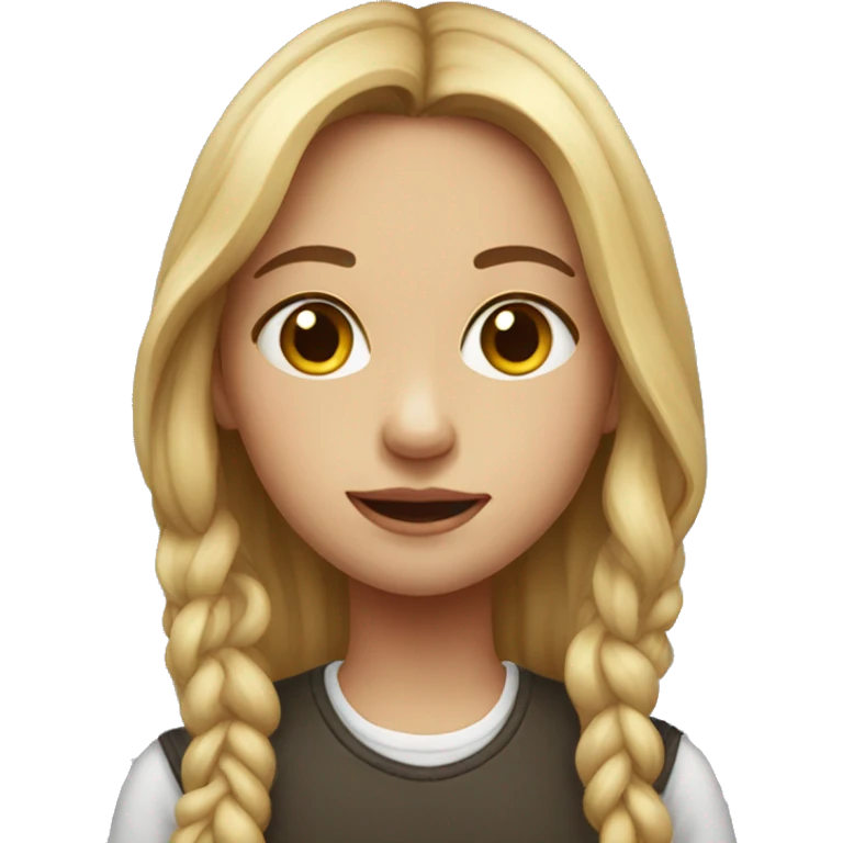 realistic portrait of girl emoji