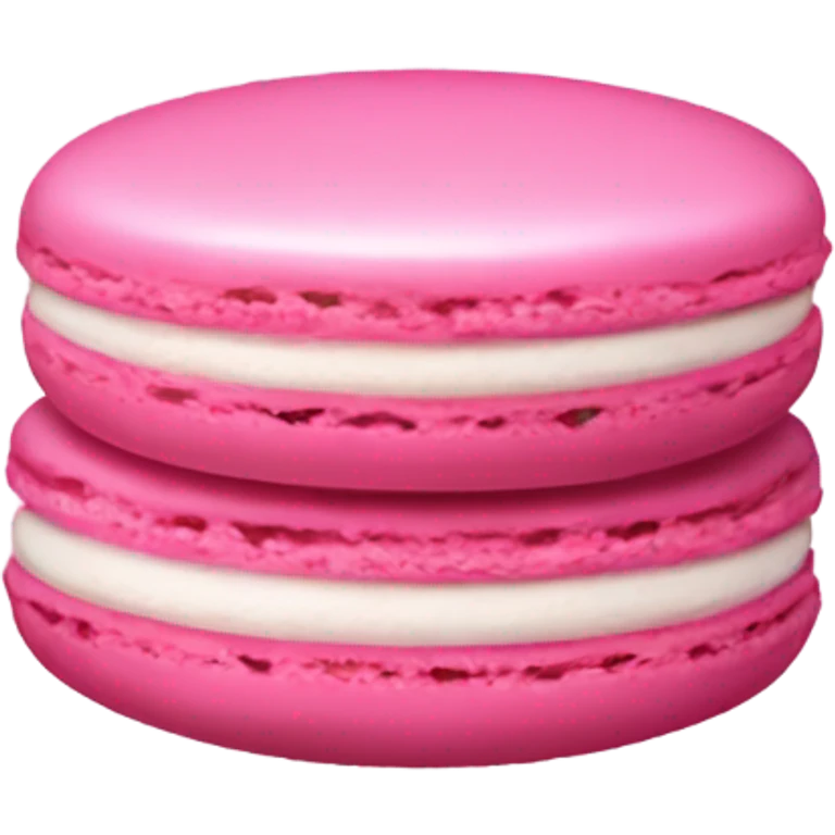 Pink macaron emoji