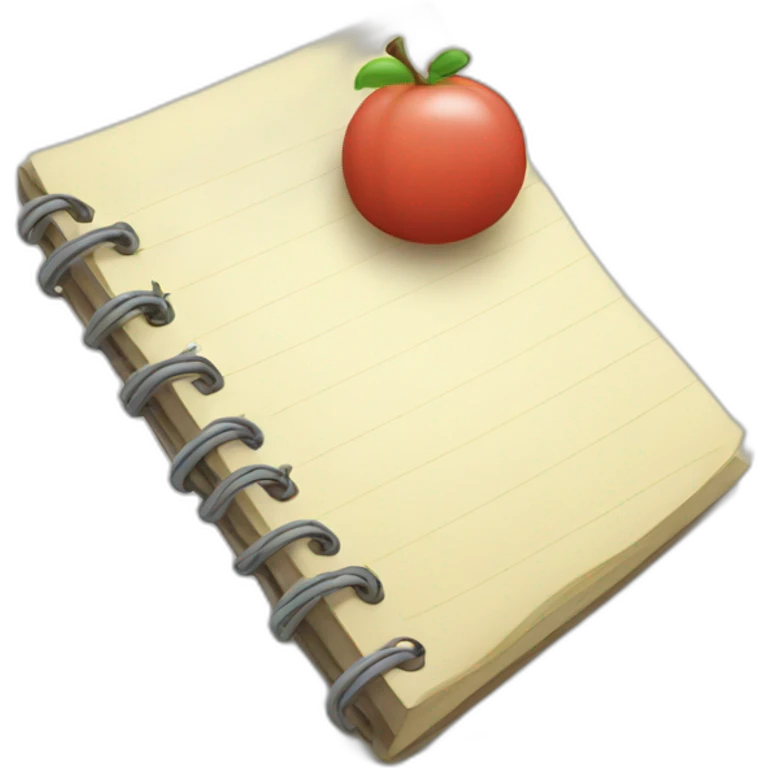 closed notepad emoji
