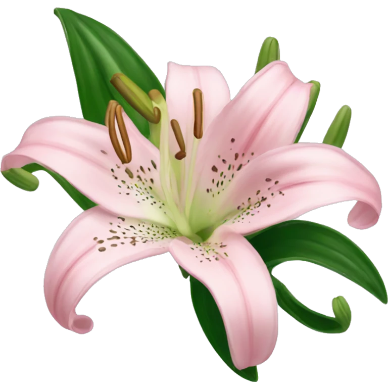 light pink lilium emoji