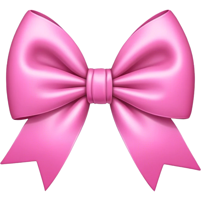 Pink bow emoji