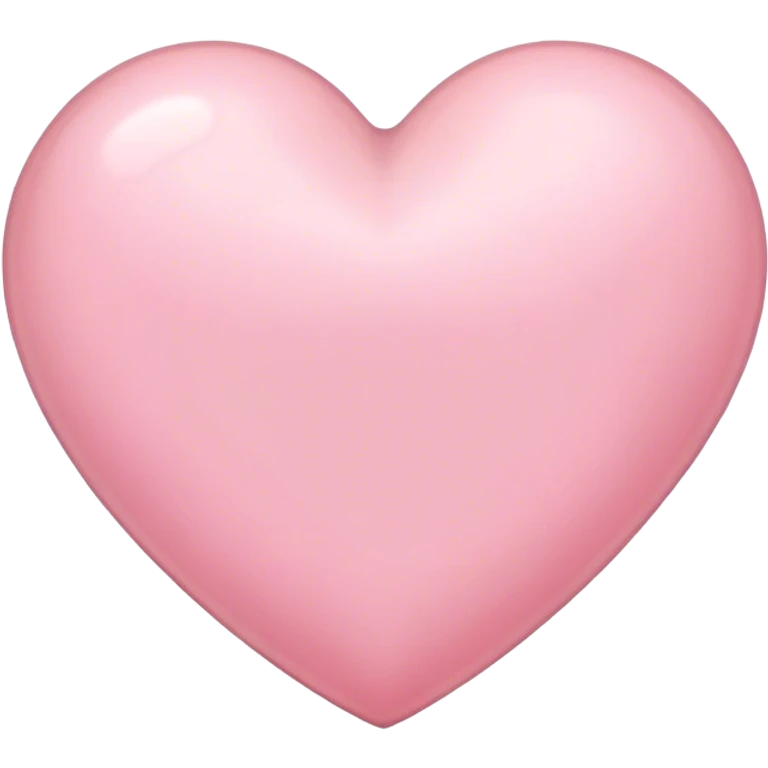 Light pink heart  emoji