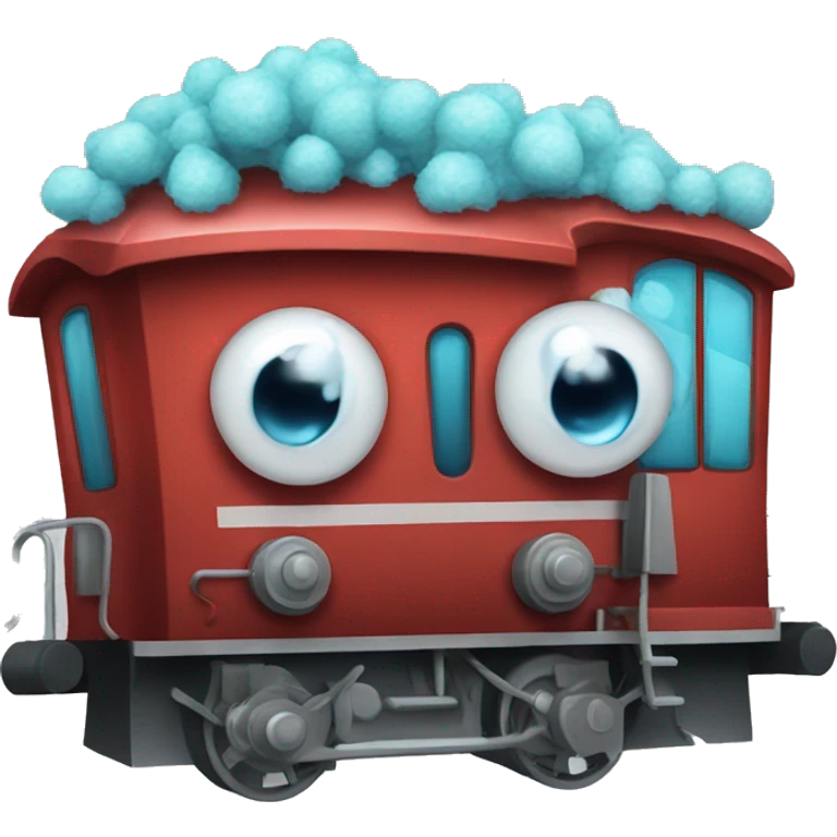 train flu virus illustration emoji