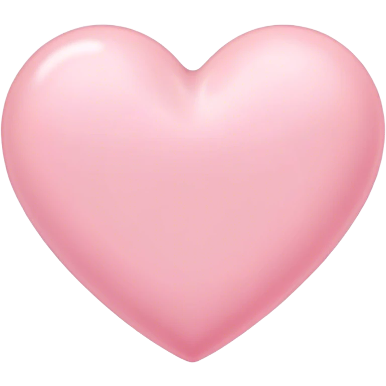 pastel pink heart emoji